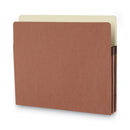 Smead Redrope Drop Front File Pockets, 1.75" Expansion, Letter Size, Redrope, 50/Box