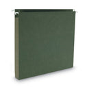 Smead Box Bottom Hanging File Folders, 1" Capacity, Legal Size, Standard Green, 25/Box