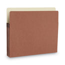 Smead Redrope Drop Front File Pockets, 1.75" Expansion, Letter Size, Redrope, 50/Box