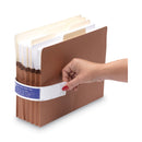 Smead Viewables Pocket Label Pulls, 1.63 x 10.13, White, 5/Sheet, 9 Sheets/Pack