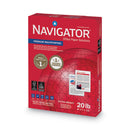 Navigator Premium Multipurpose Copy Paper, 97 Bright, 20 lb Bond Weight, 8.5 x 11, White, 500 Sheets/Ream, 10 Reams/Carton