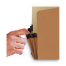 Smead Redrope Drop Front File Pockets, 3.5" Expansion, Letter Size, Redrope, 50/Box