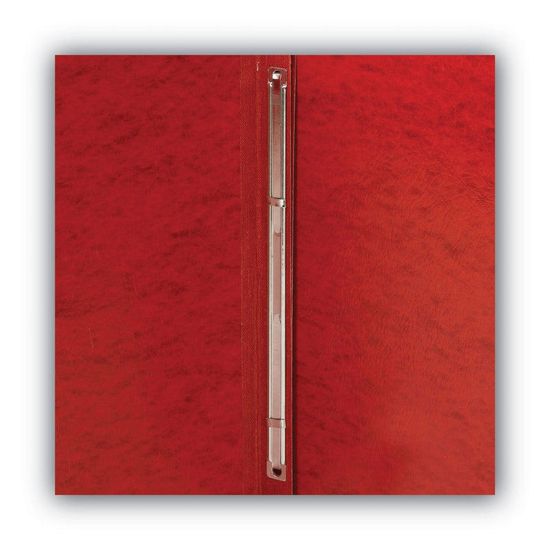 Smead Prong Fastener Premium Pressboard Report Cover, Two-Piece Prong Fastener, 3" Capacity, 8.5 x 11, Bright Red/Bright Red