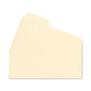 Smead Stackable Folder Dividers with Fasteners, 1/5-Cut End Tab, Letter Size, Manila, 50/Pack