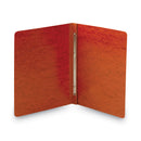 Smead Prong Fastener Premium Pressboard Report Cover, Two-Piece Prong Fastener, 3" Capacity, 8.5 x 11, Red/Red