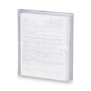 Smead Poly Side-Load Envelopes, Fold-Over Closure, 9.75 x 11.63, Clear, 5/Pack