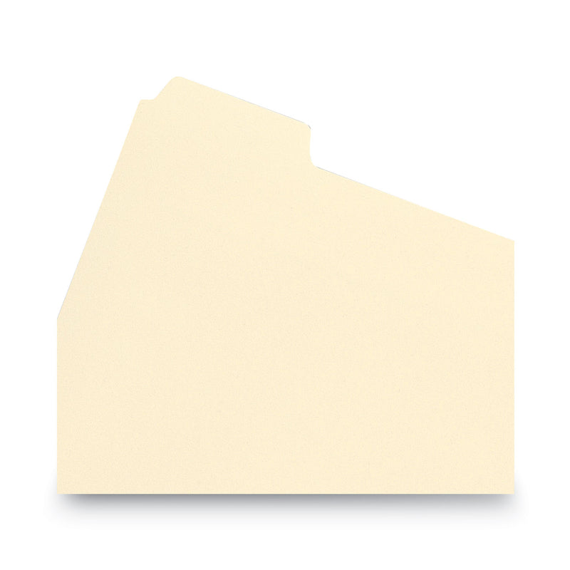 Smead Stackable Folder Dividers with Fasteners, 1/5-Cut End Tab, Legal Size, Manila, 50/Pack