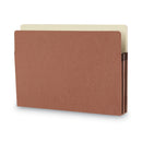 Smead Redrope Drop Front File Pockets, 1.75" Expansion, Legal Size, Redrope, 25/Box