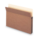 Smead Redrope Drop Front File Pockets, 1.75" Expansion, Letter Size, Redrope, 25/Box