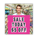 COSCO Letters, Numbers and Symbols, Self Adhesive, Black, 3"h, 64 Characters