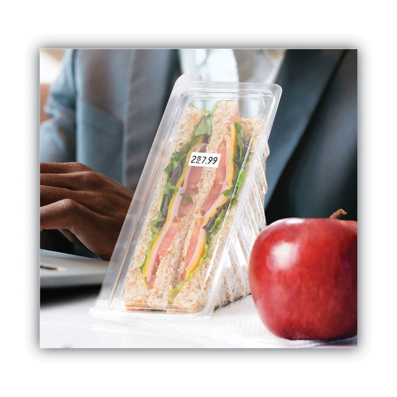 Garvey One-Line Pricemarker Labels Bulk Pack, 0.44 x 0.81, White, 1,200/Roll, 16 Rolls/Box