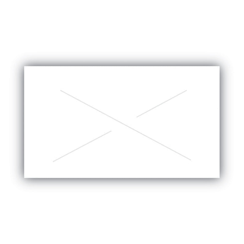 Garvey One-Line Pricemarker Labels Bulk Pack, 0.44 x 0.81, White, 1,200/Roll, 16 Rolls/Box