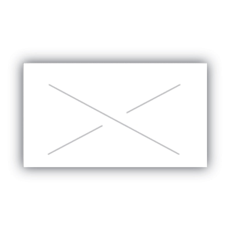 Garvey One-Line Pricemarker Labels, 0.44 x 0.81, White, 1,200/Roll, 3 Rolls/Box