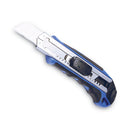 COSCO Heavy-Duty Snap Blade Utility Knife, Four 8-Point Blades, Retractable 4" Blade, 5.5" Plastic/Rubber Handle, Blue
