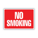 COSCO Two-Sided Signs, No Smoking/No Fumar, 8 x 12, Red