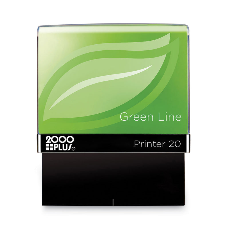 COSCO 2000PLUS Green Line Message Stamp, Faxed, 1.5 x 0.56, Red