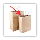 COSCO Premium Shopping Bag, 10"  x 4.5" x 13", Brown Kraft, 50/Box