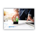 COSCO 2000PLUS Green Line Message Stamp, Faxed, 1.5 x 0.56, Red