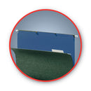 Smead Interior File Folders, 1/3-Cut Tabs: Assorted, Letter Size, 0.75" Expansion, Navy Blue, 100/Box