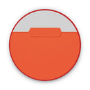 Smead Interior File Folders, 1/3-Cut Tabs: Assorted, Letter Size, 0.75" Expansion, Orange, 100/Box