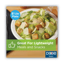 Dixie White Paper Plates, 8.5" dia, Individually Wrapped, White, 500/Carton