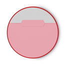 Smead Interior File Folders, 1/3-Cut Tabs: Assorted, Letter Size, 0.75" Expansion, Pink, 100/Box