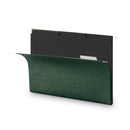 Smead Interior File Folders, 1/3-Cut Tabs: Assorted, Letter Size, 0.75" Expansion, Black/Gray, 100/Box