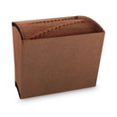 Smead TUFF Expanding Open-Top Stadium File, 31 Sections, 1/31-Cut Tabs, Letter Size, Redrope