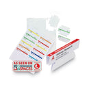 Smead Viewables Hanging Folder Tabs and Labels, Quick-Fold Tabs with Labels, 1/3-Cut, White, 3.5" Wide, 45/Pack