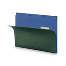 Smead Interior File Folders, 1/3-Cut Tabs: Assorted, Letter Size, 0.75" Expansion, Navy Blue, 100/Box