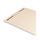 Smead File Backs with 2" Capacity Prong Fasteners, Letter Size, Manila, 100/Box