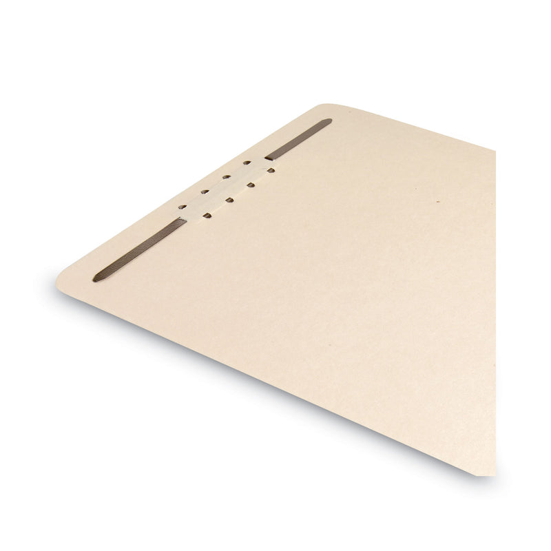 Smead File Backs with 2" Capacity Prong Fasteners, Letter Size, Manila, 100/Box