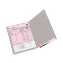 Smead Shelf-Master Reinforced End Tab Colored Folders, Straight Tabs, Letter Size, 0.75" Expansion, Gray, 100/Box