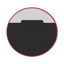 Smead Interior File Folders, 1/3-Cut Tabs: Assorted, Letter Size, 0.75" Expansion, Black/Gray, 100/Box