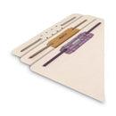 Smead File Backs with 2" Capacity Prong Fasteners, Letter Size, Manila, 100/Box