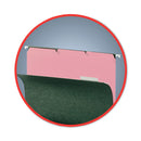 Smead Interior File Folders, 1/3-Cut Tabs: Assorted, Letter Size, 0.75" Expansion, Pink, 100/Box