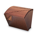 Smead TUFF Expanding Open-Top Stadium File, 31 Sections, 1/31-Cut Tabs, Letter Size, Redrope