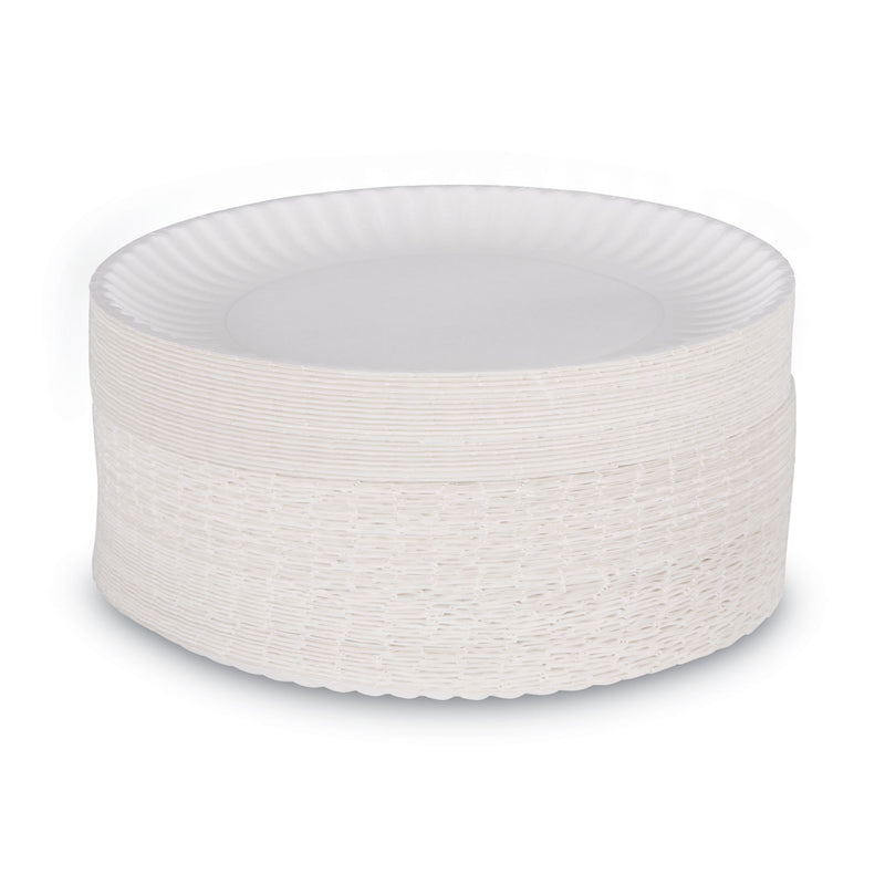 Dixie White Paper Plates, 9" dia, 250/Pack, 4 Packs/Carton