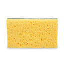 3M Niagara Medium Duty Scrubbing Sponge 74N, 3.6 x 6, 1" Thick, Yellow/Green, 20/Carton