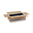 Dixie Plastic Cutlery, Heavyweight Forks, Black, 1,000/Carton