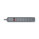 Kensington Guardian Premium Surge Protector, 7 AC Outlets, 6 ft Cord, 540 J, Gray