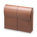 Smead Classic Expanding Wallets, 3.5" Expansion, 1 Section, Elastic Cord Closure, Letter Size, Redrope