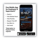 Lathem PC700 Online WiFi TouchScreen Time and Attendance System, LCD Display, Gray