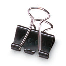 ACCO Binder Clips, Small, Black/Silver, Dozen