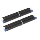 Panasonic KX-FA91 Thermal Film Roll, 80 Page-Yield, Black, 2/Box