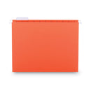 Smead Colored Hanging File Folders with 1/5 Cut Tabs, Letter Size, 1/5-Cut Tabs, Orange, 25/Box