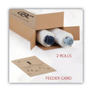 GBC Ultima 35 EZload Roll Film, 5 mil, 12" x 100 ft, Gloss Clear, 2/Box