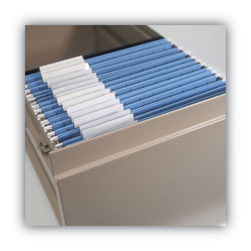 Smead Color Hanging Folders with 1/3 Cut Tabs, Letter Size, 1/3-Cut Tabs, Blue, 25/Box