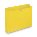 Smead Colored File Jackets with Reinforced Double-Ply Tab, Straight Tab, Letter Size, Yellow, 50/Box
