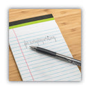 BIC BU3 Ballpoint Pen, Retractable, Bold 1 mm, Black Ink, Black Barrel, Dozen